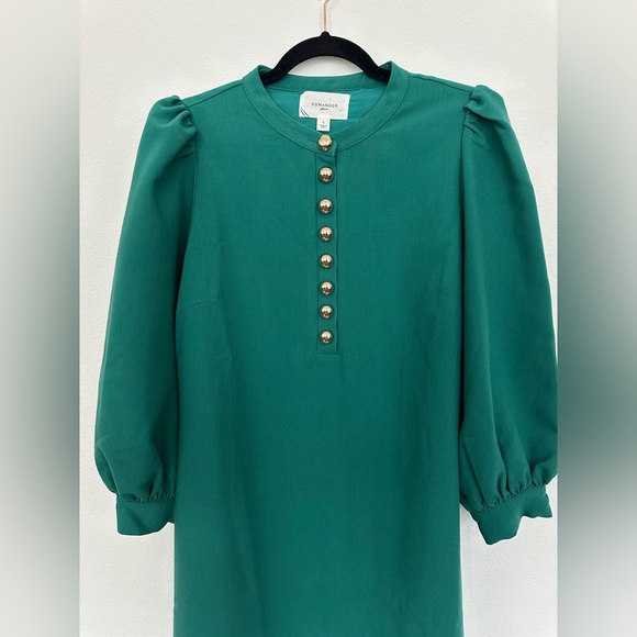 Pomander Place Verdant Green‎ Samantha Mini Dress Large NWOT - Picture 8 of 16
